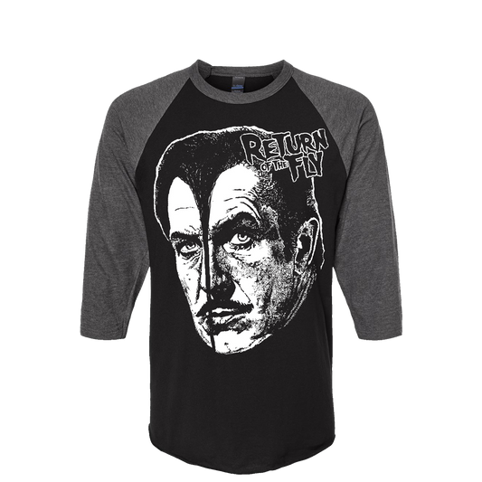 Return Of The Fly Baseball Tee