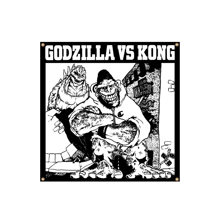 Godzilla Biscuits Wall Tapestry