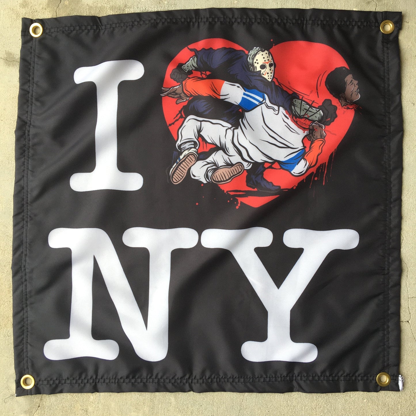 NY Tourist Wall Tapestry