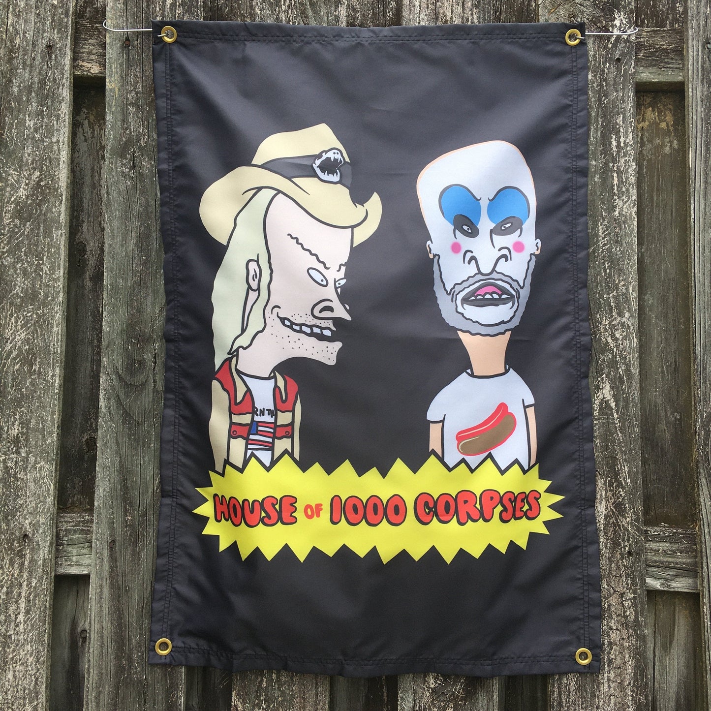 House of 1000 Butt-Heads Wall Tapestry